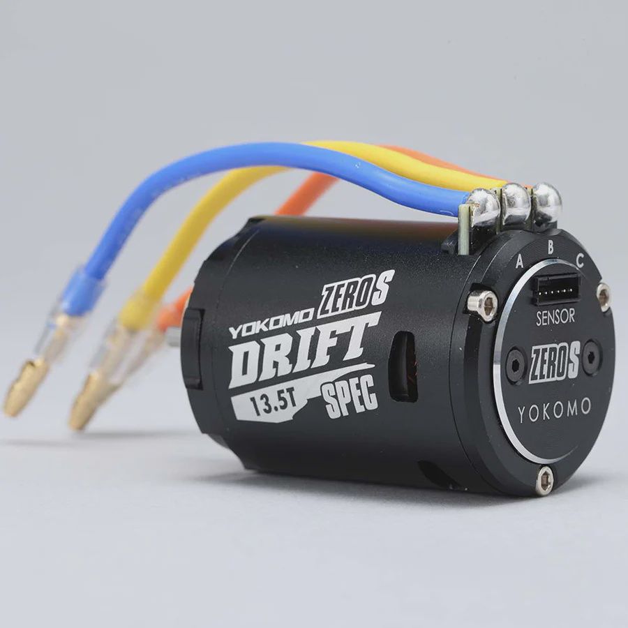 Yokomo ZERO-S DRIFT Blushless Motor 13.5T, Color: Black