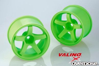 Overdose R-SPEC VALINO GV330 26mm Wheel Set - Flo Green
