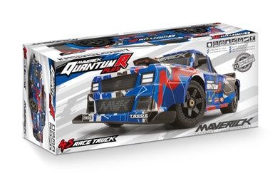 Maverick QuantumR Flux 4S 1/8 4WD Race Truck - Blue/Red