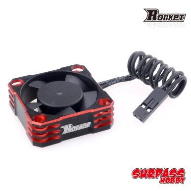 Surpass Hobby Rocket Alum. Frame 30mm Cooling Fan - Red/Gold/Black/Orange/Blue