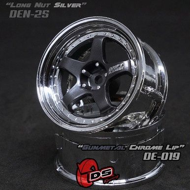 Drift Element Wheel Set - Gunmetal/Chrome