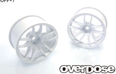 Overdose R-SPEC WORK EMOTION CR Kiwami - White +7 Offset