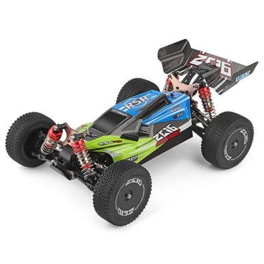 WL TOYS 1/14 OFFROAD RC BUGGY /W METAL CHASSIS GREEN/BLUE