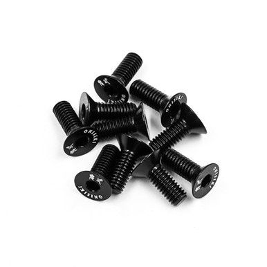 Onisiki Alum. 7075 Hex Socket Flat Head Screws M3 X 8
