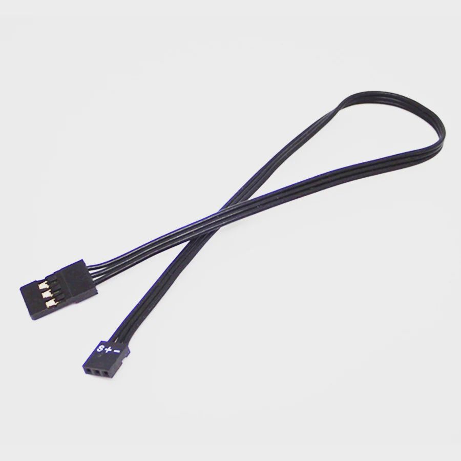Acuvance RX Cable - Black 200 mm - 300 mm, Size: 200