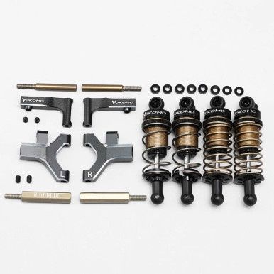 Yokomo OP1 Alum. Front Arm &amp; Oil Damper Set