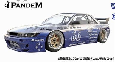 Nissan SILVIA S13 PANDEM V3 195mm WIDE (Standard 258mm Wheelbase) 1/10 REAL GRADE BODY [Addiction]