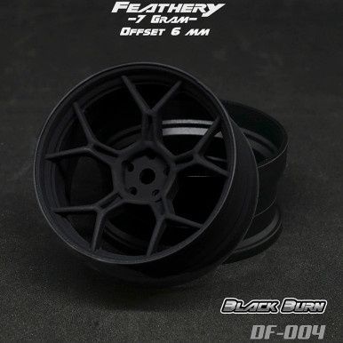 Drift Feathery 5Y Spoke Wheel - Black Burn