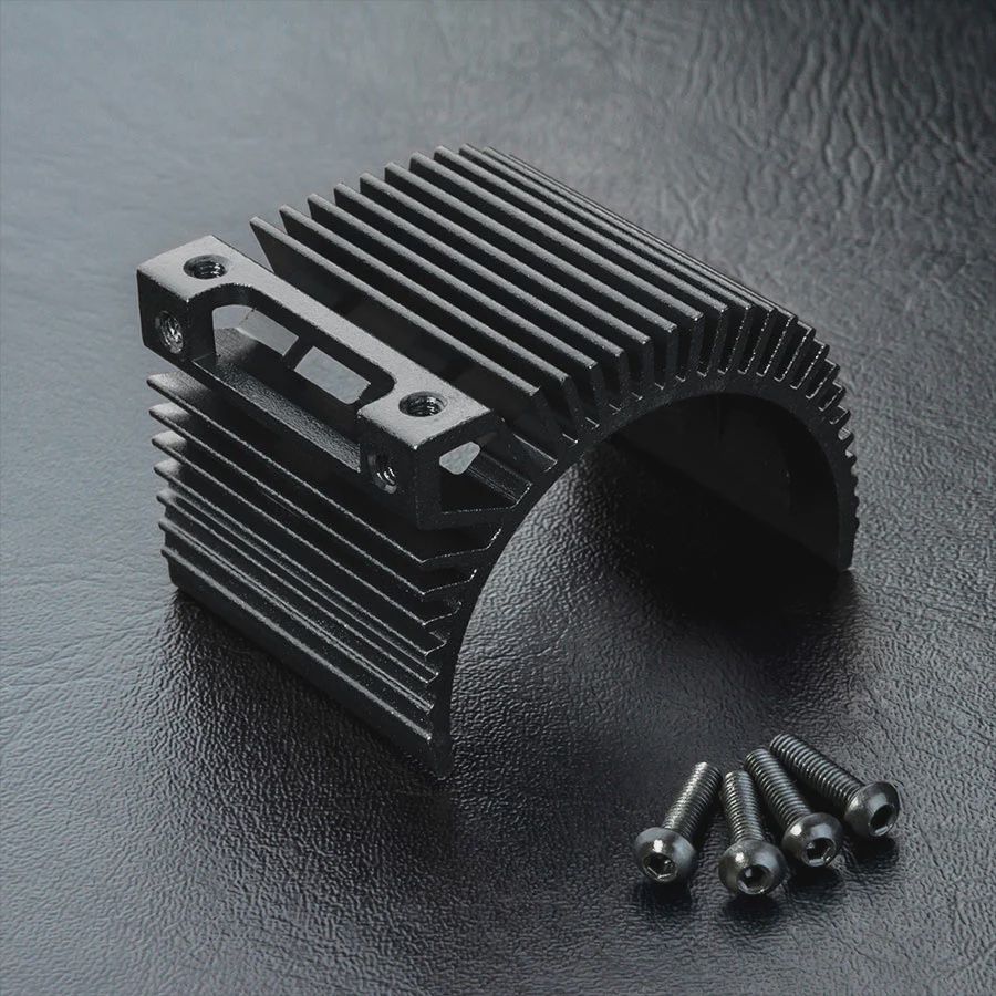 MST Alum. Motor Heat Sink, Color: Black