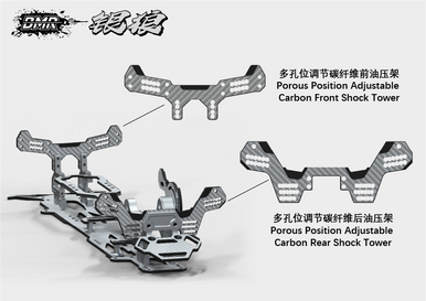 BMRacing - Silver Wolf Conversion KIT - Silver Carbon