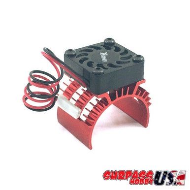 Surpass Cooling fan 5-8.45V for 1/10 motor Red
