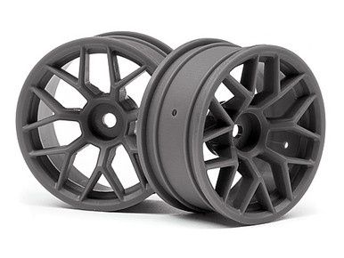 HPI Rtr Wheel 26mm Gunmetal (6mm Offset/2Pcs)