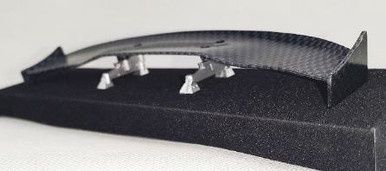 1/10 Scale RC Car Plastic Carbon Fiber Pattern Rear Wing Spolier