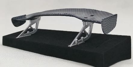 1/10 Scale RC Car Plastic Carbon Fiber Pattern Rear Wing Spolier, Type: 1
