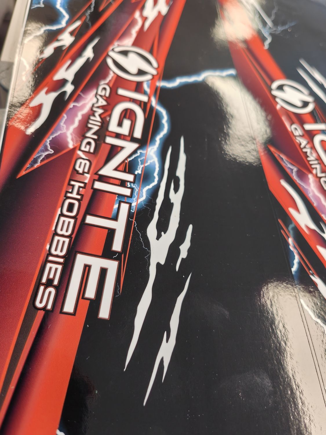 TEAM IGNITE RC LIVERY KIT, Color: Red