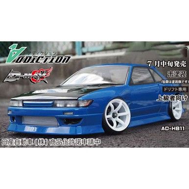 ADDICTION RC – NISSAN SILVIA S13 D-MAX BODY SHELL – (CLEAR) – #AD-HB11