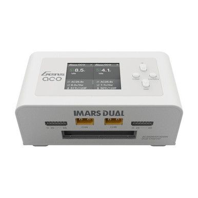 GensAce Imars Dual Channel AC200W/DC300charger White/Black