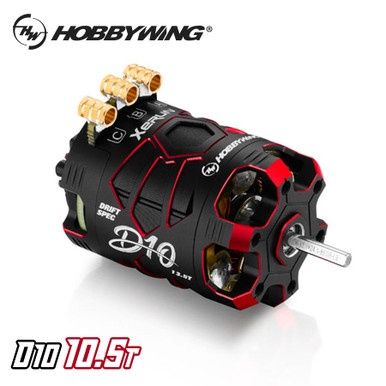 Hobbywing XeRun D10 10.5T Motor - RED