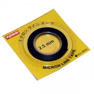 Kyosho Micron Tape 2.5mmx5m BK