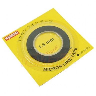 Kyosho Micron Tape 1.5mm x 5m Black