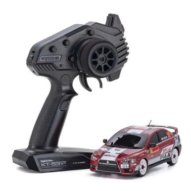Kyosho MINI-Z AWD MA-020 Readyset Mitsubishi Lancer Evolution X Mitsubishi Dealer Team 32632M