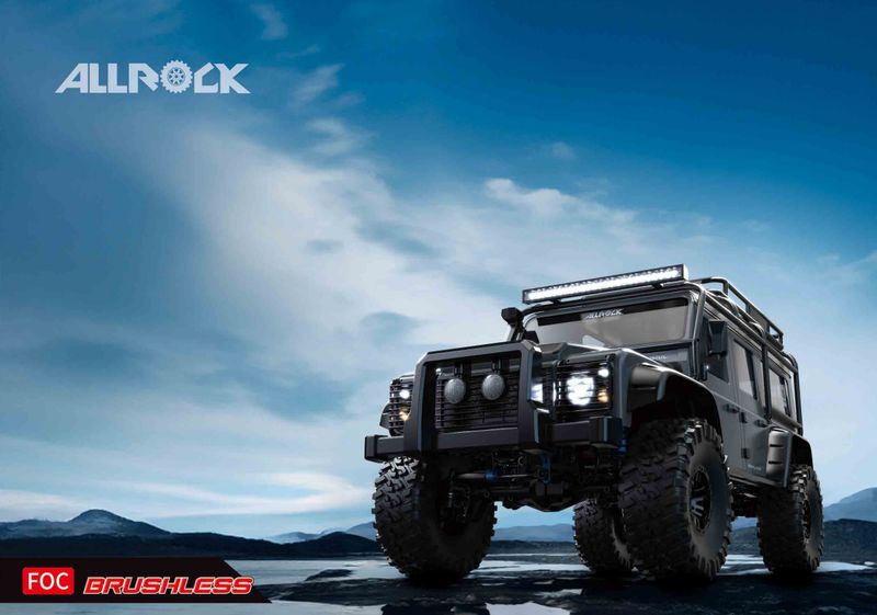 MJX 1/8 ALLROCK 4WD Brushless RC Crawler (Blue/Black)