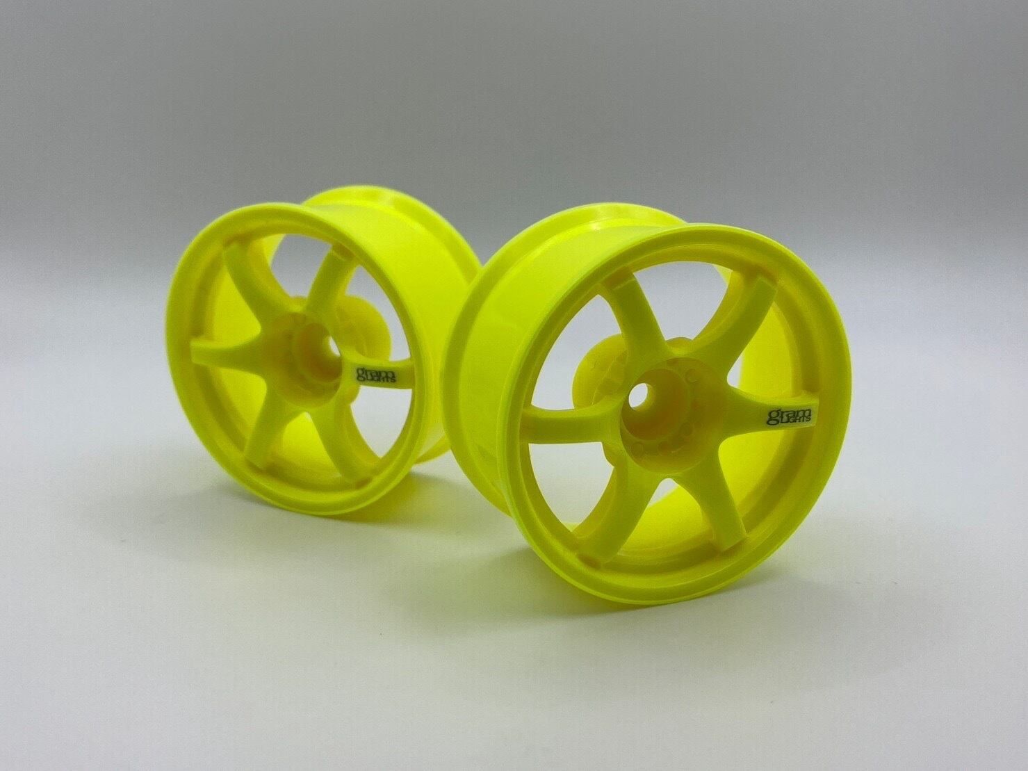 LAB Wheels - Neon Color gram LIGHTS 57D Sports WHEEL Yellow, Size: 6mm