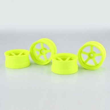 Rêve D DP5 Competition Drift Wheel - Fluorescent Yellow +8