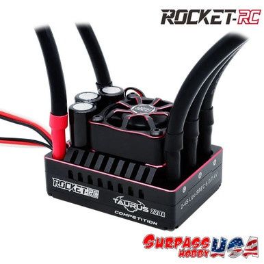 Rocket-RC 1/8 Taurus 220AMP Turbo V2 Sensored ESC with Bluetooth