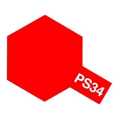 TAMIYA PS-34 BRIGHT RED