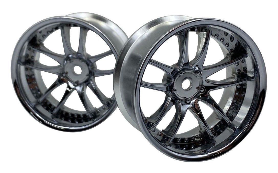 LAB Wheels - WORK EMOTION CR3P WHEEL Super High Traction type STANDARD RIM OFFSET 6/8 - Chrome - Pair, Offset: 6
