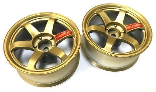 LAB Wheels - TE37 Sports WHEEL High Traction type OFFSET 6/8 - Gold Metal - Pair, Offset: 6