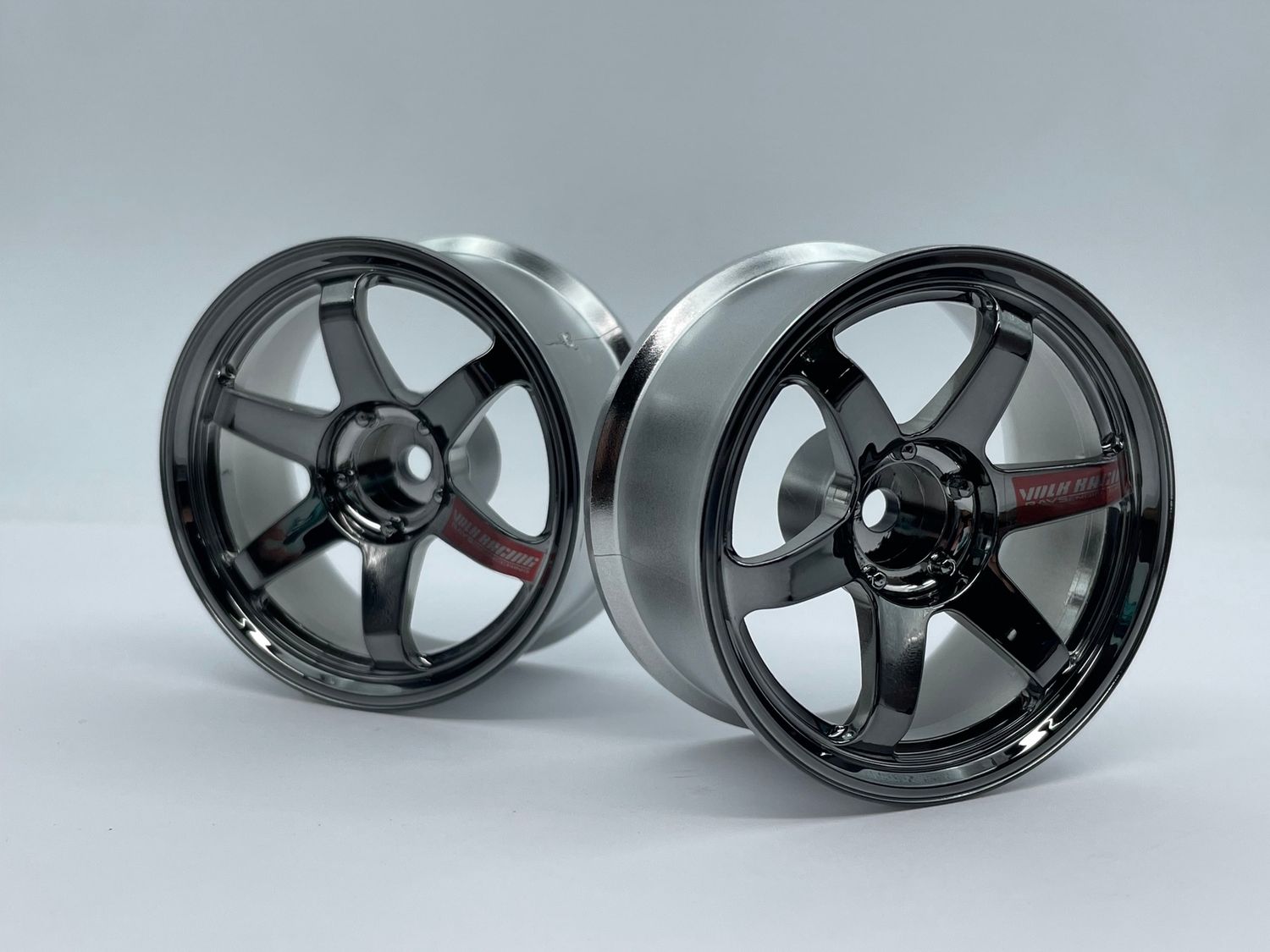 LAB Wheels - TE37 Sports WHEEL Traction type OFFSET 6/8 - Black Chrome - Pair, Offset: 6