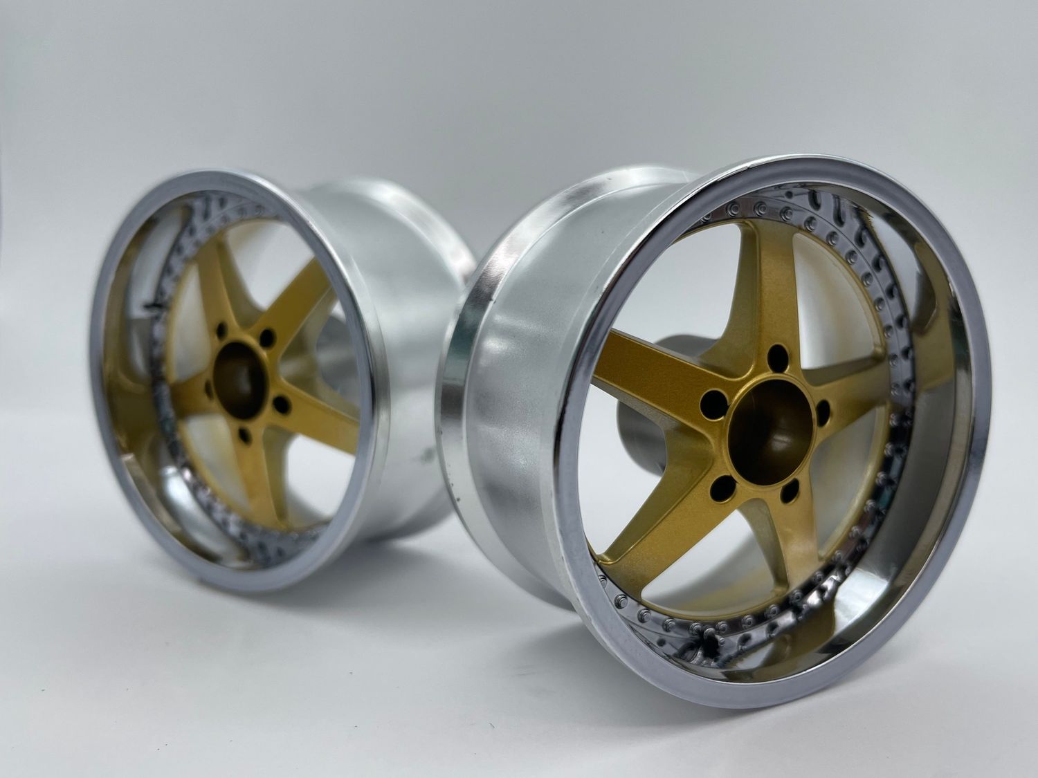 LAB Wheels - WORK EQUIP Wheel OFFSET 6/8 GOLD Edition - Pair, Offset: 6