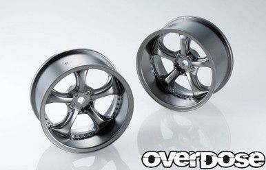 Overdose VS KF Wheel - Matte Black Metal Chrome, Offset: 5mm