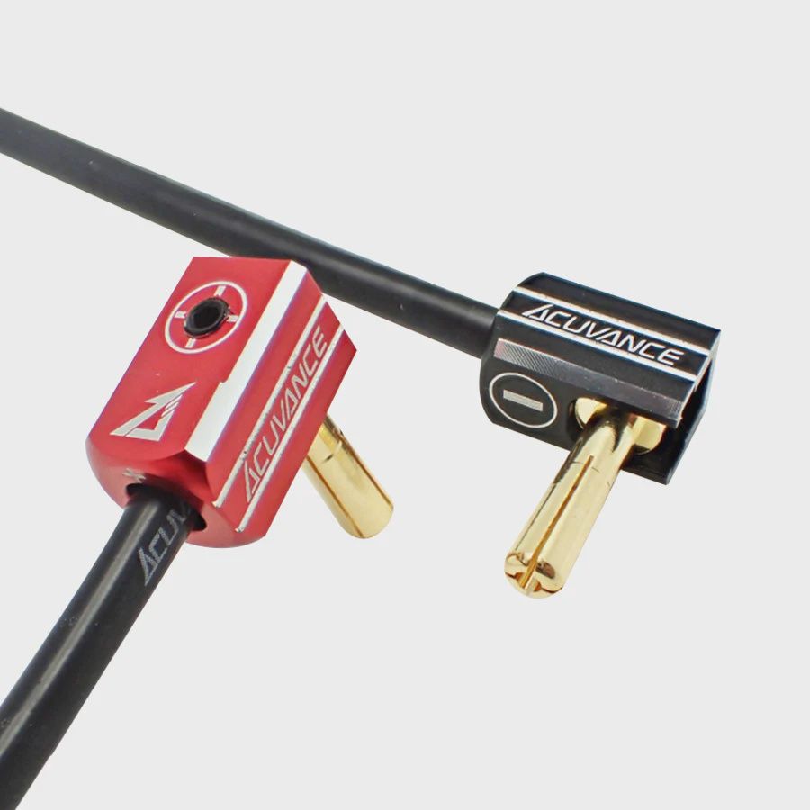 Acuvance Radiation Connector ⌀4mm Set - Black / Red