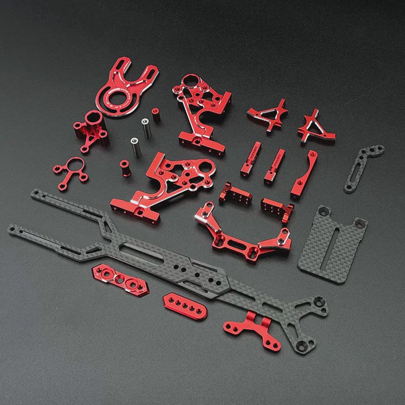 Team AD AD-XR RD2.0/YD2 Transmission w/ Upper Deck - Red