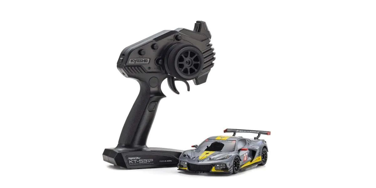 MINI-Z RWD Series Ready Set CHEVROLET® CORVETTE® C8.R Gunmetal