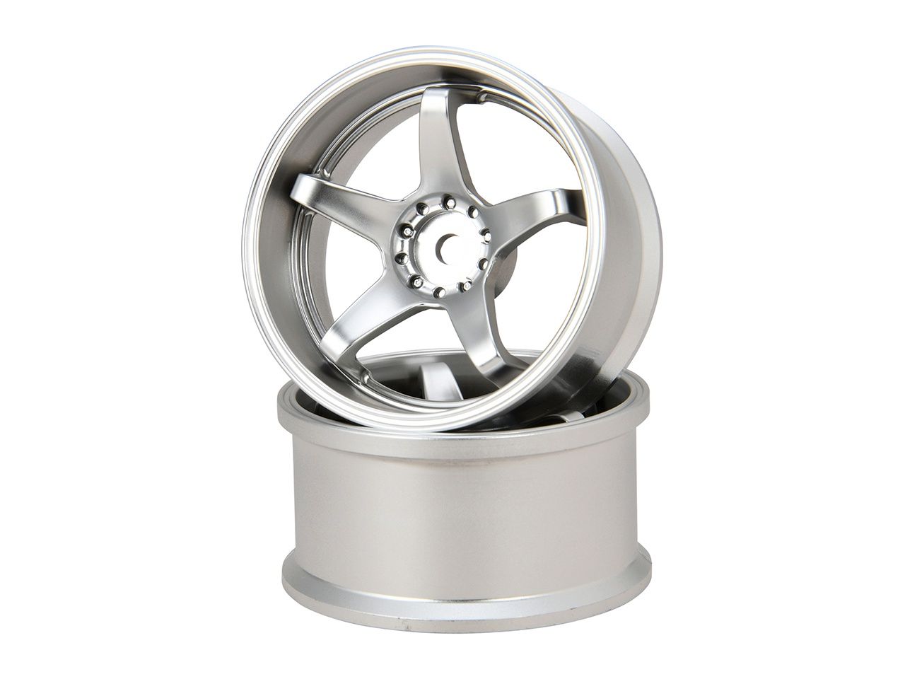 G-Force - N-Type Drift Wheel/+8/Mat Silver - Pair