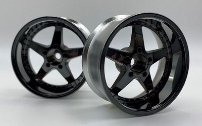 LAB - WORK EQUIP Wheel off8 Black Chrome
