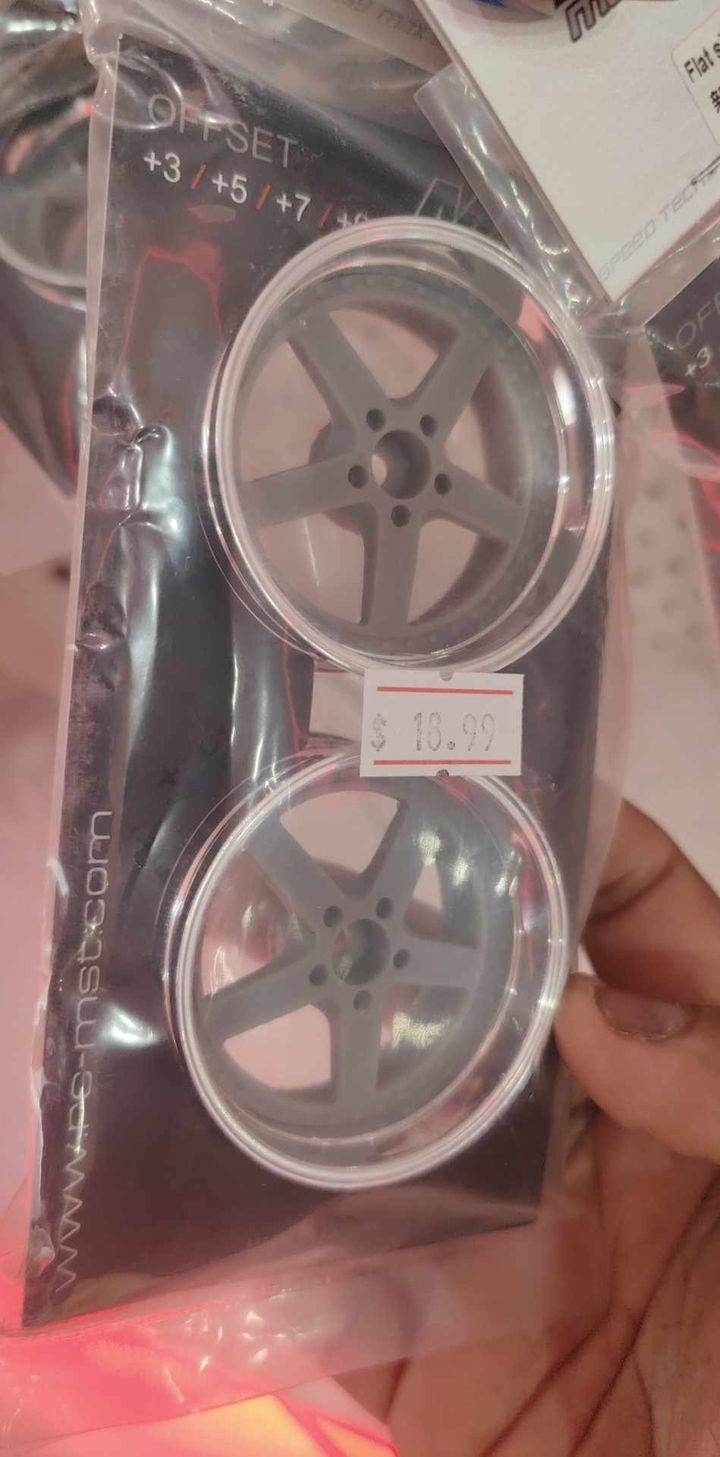 Ignite/MST Offset changeable wheels -WORK EQUIP - Pair, Color Type: Chrome