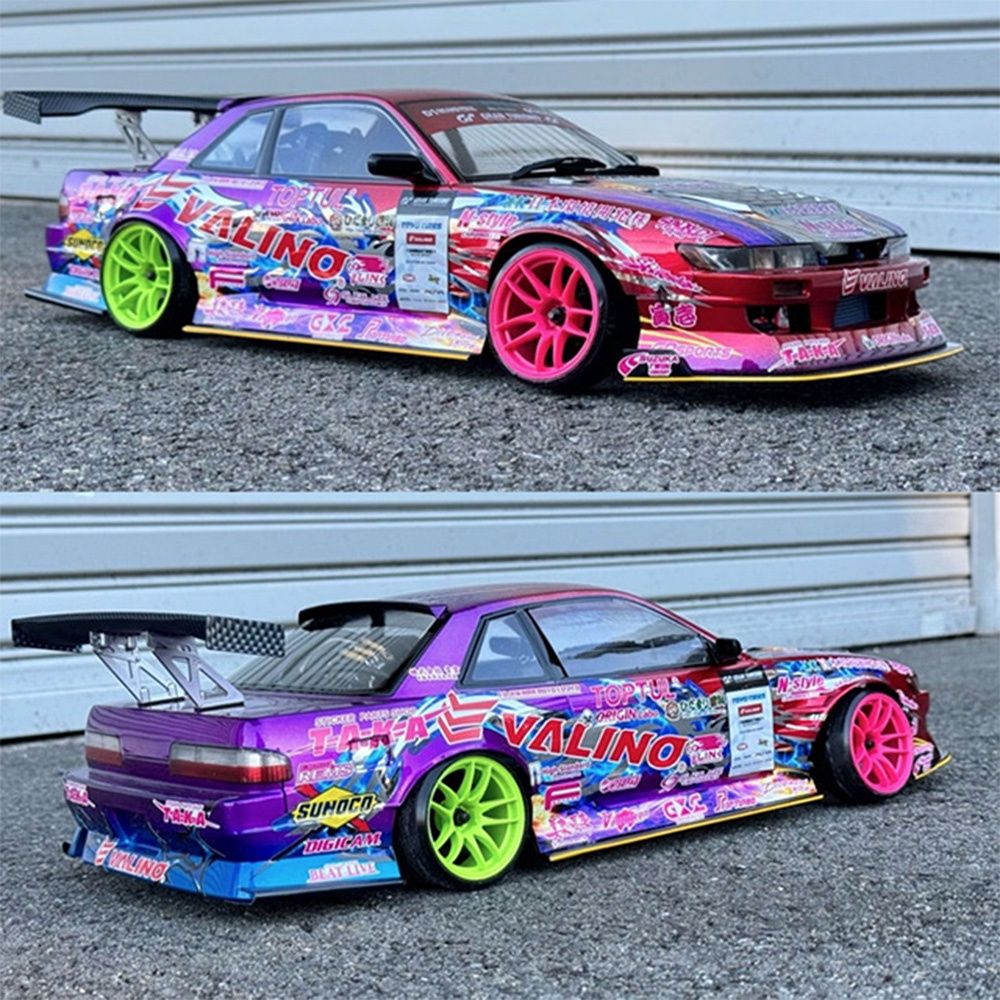 Nissan 240SX Silvia S13 + TAKA Naoki Nakamura 2024 V8 Livery 1-10 Body Set [Addiction] AD-HB19V8