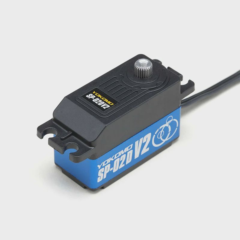 Yokomo SP02 Drift Spec. V2 Low Profile Digital Servo - Black. Red. Purple, Blue