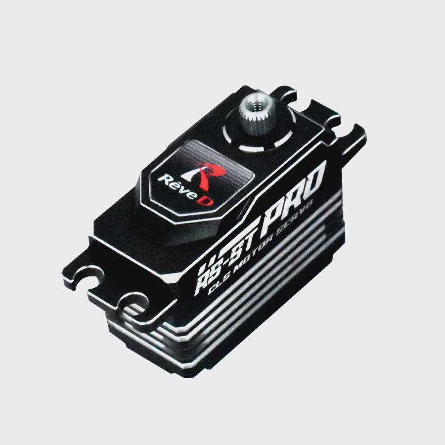 Rêve D RS-ST PRO Low Profile Digital Servo - Black, Red, Purple, Color: Black