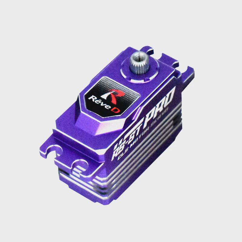 Reve D RS-ST PRO Low Profile Digital Servo - Black, Red, Purple