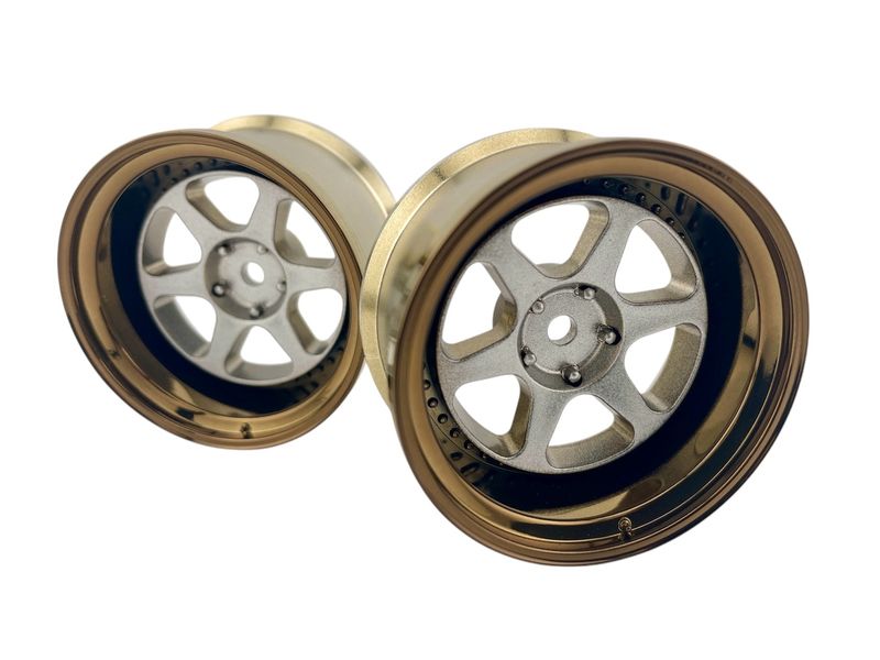 WORK MEISTER L1 WHEEL STANDARD RIM off6 Bronze Silver - PAIR