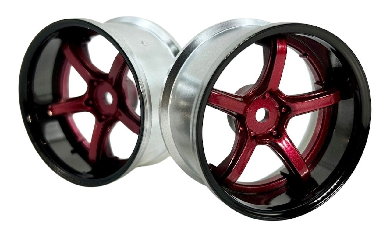 LAB - WORK EMOTION T5R 2P WHEEL DEEP CONCAVE off6 Black Candy Red