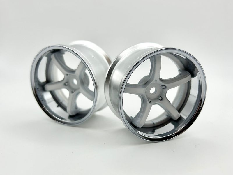 LAB – Emotion T5R2P Wheels Offset 8mm – (White) - PAIR