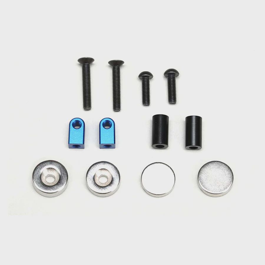 Yokomo Magnet Front Body Mount, Color: Blue
