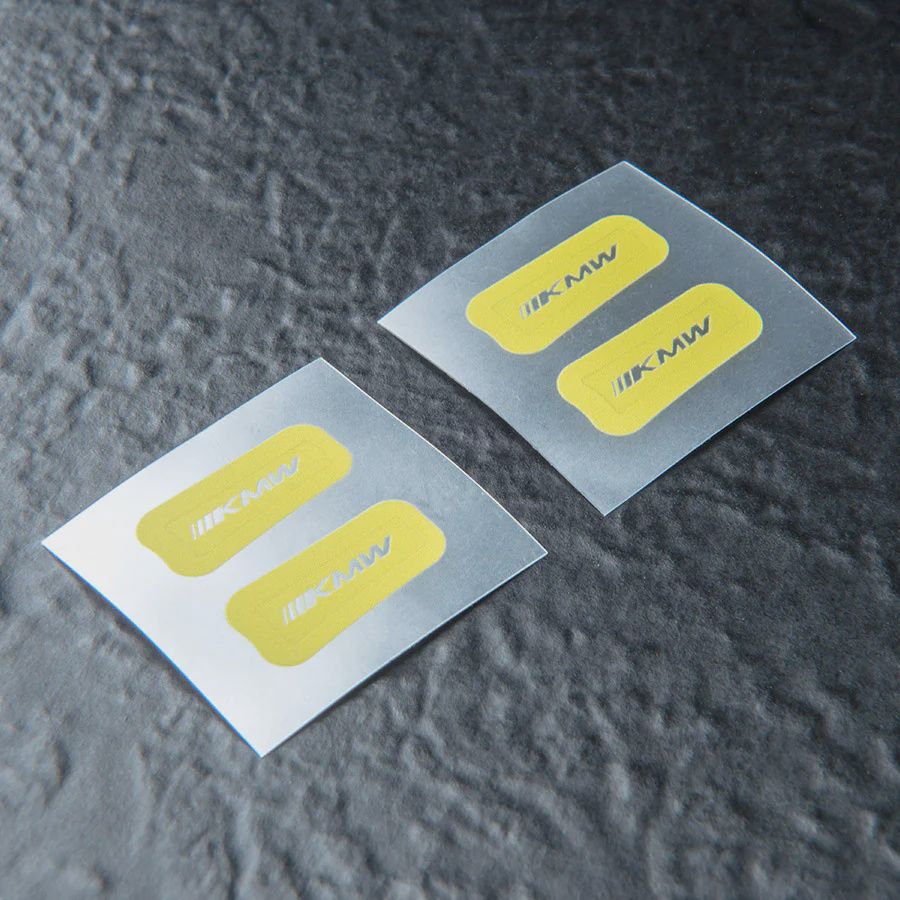 MST TE37 Wheel Sticker - Yellow